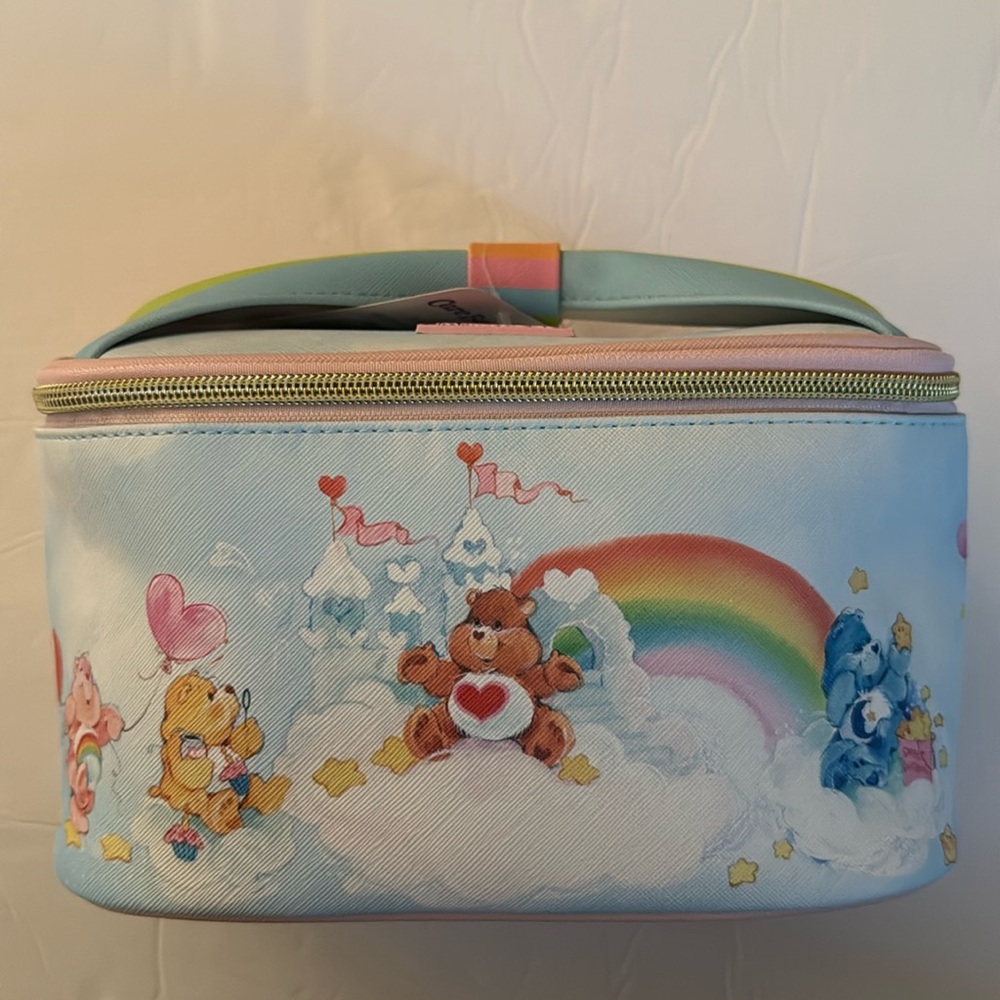 New Impressions Care Bears Rain-Bow Makeup Tote Bag